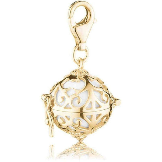 Engelsrufer Yellow Gold White Sound Ball Charm