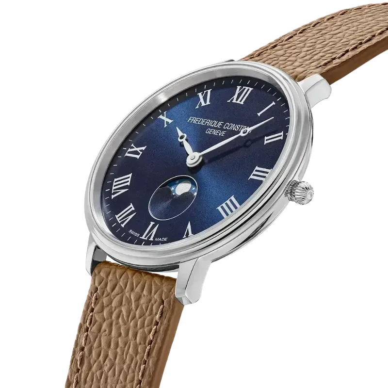 FREDERIQUE CONSTANT CLASSIC QUARTZ MOONPHASE - FC-206RN3S6