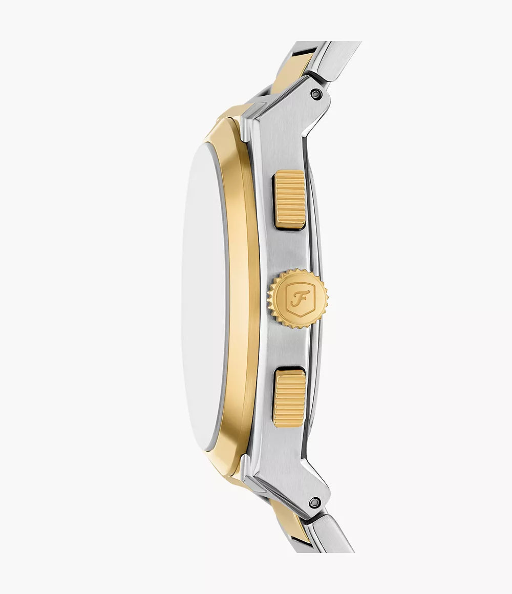 Fossil Everett Chronograph Two-Tone Stainless Steel Men's Watch