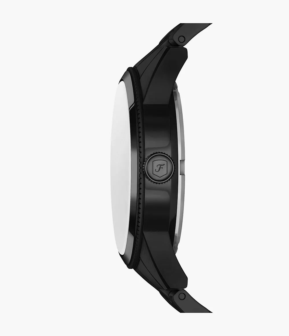 Fossil Pearson Multifunction Black Stainless Steel Men's Watch