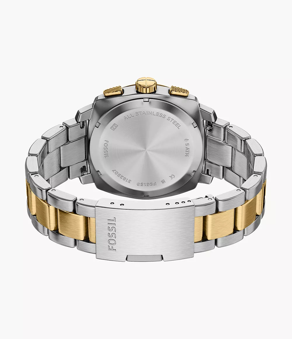 Fossil Machine Chronograph Two-Tone Stainless Steel Men's Watch