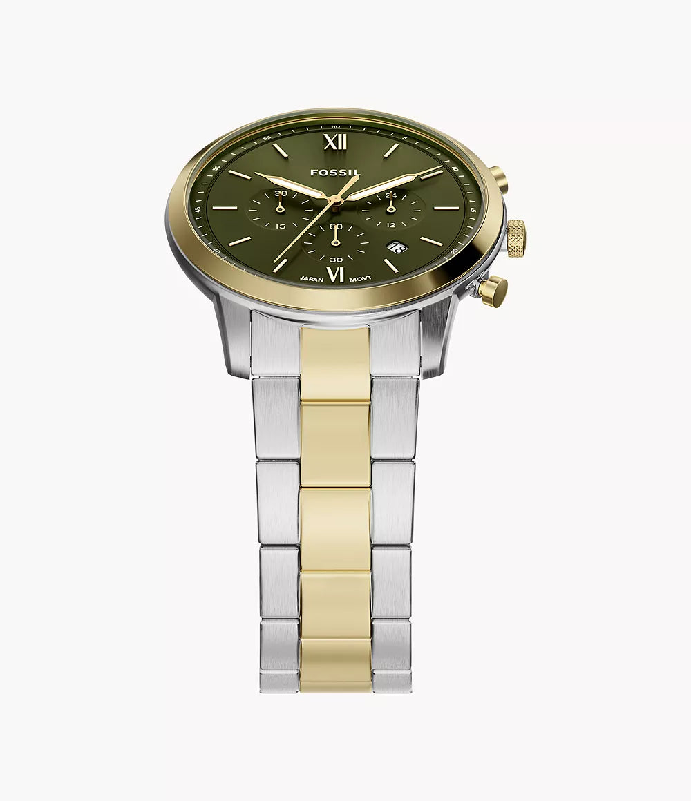 Fossil Neutra Chronograph Two-Tone Stainless Steel Men's Watch