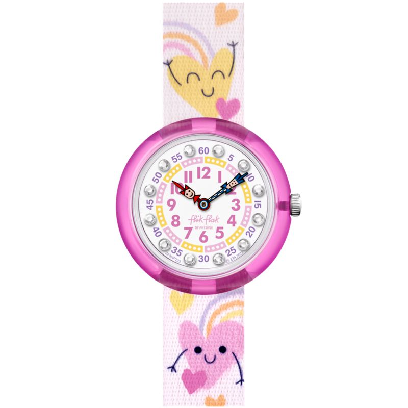 Flik Flak BOUNCING HEARTS Watch FBNP223