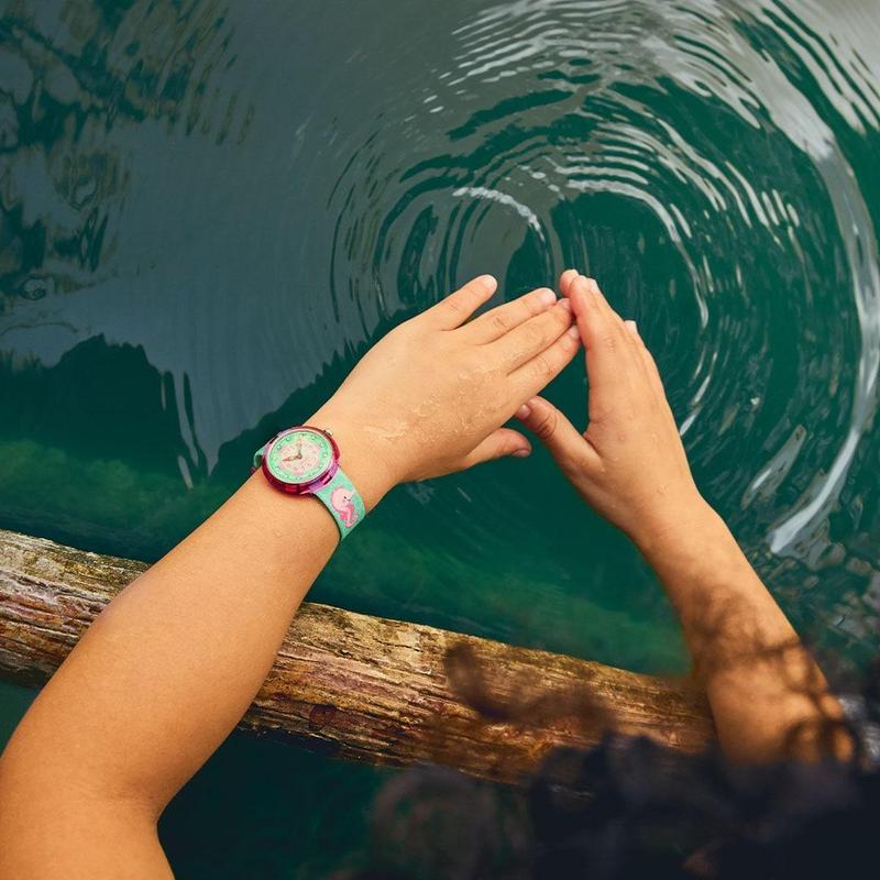 Flik Flak Bubbly Seahorse Watch FBNP256