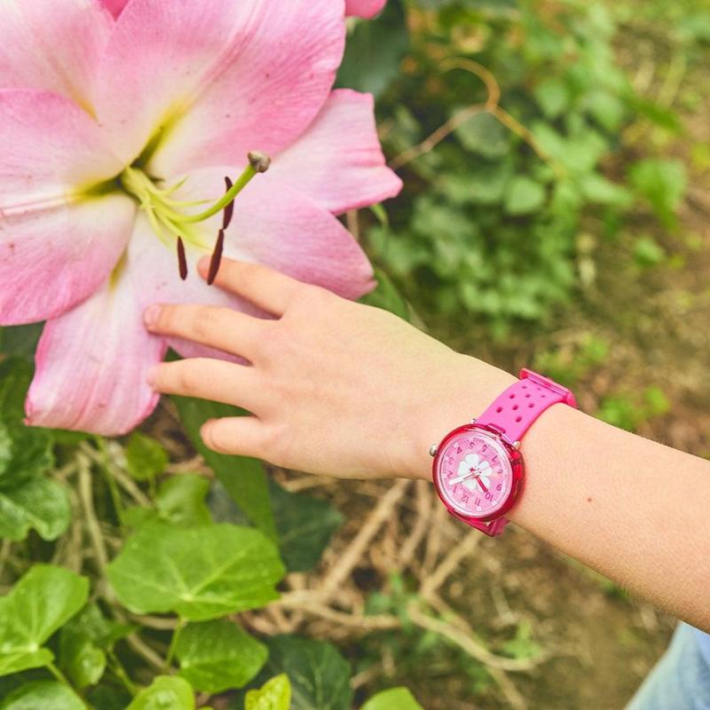 Flik Flak Fizz In Hibiscus Watch FCNP005