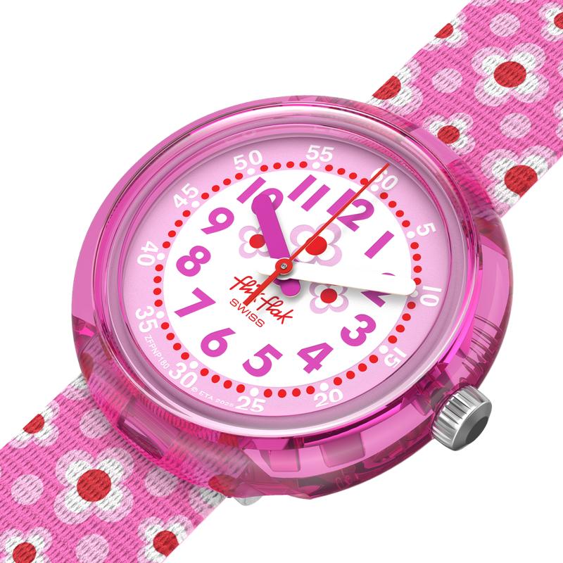 Flik Flak Power Flower Pink Watch FPNP180