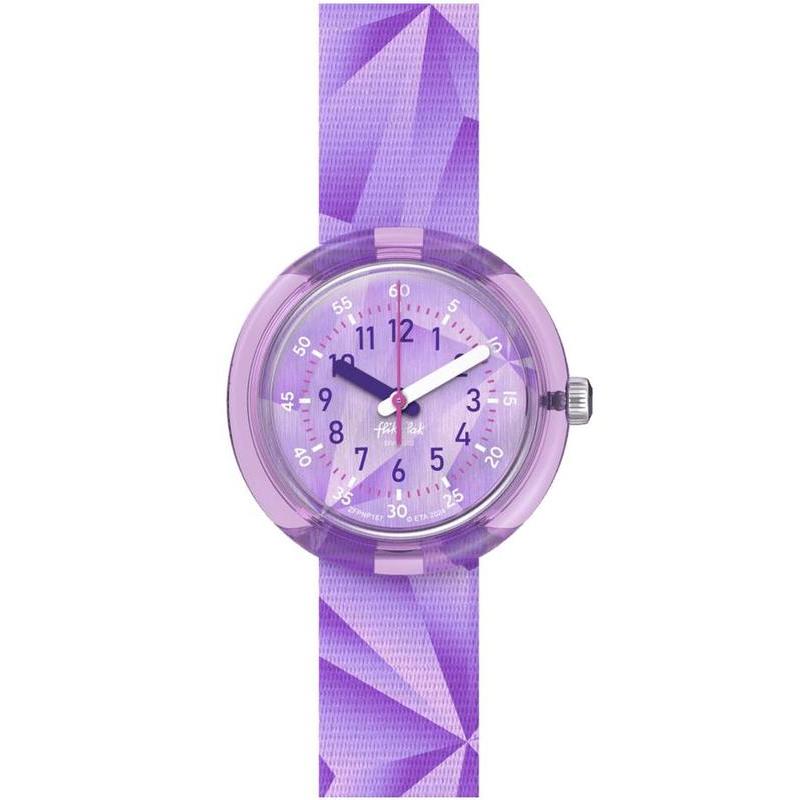 Flik Flak Purple Prism Watch FPNP167