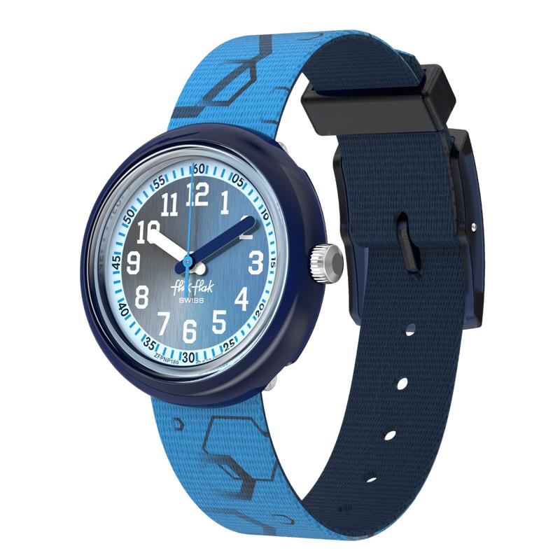 Flik Flak Quench In Blue Watch - FPNP189