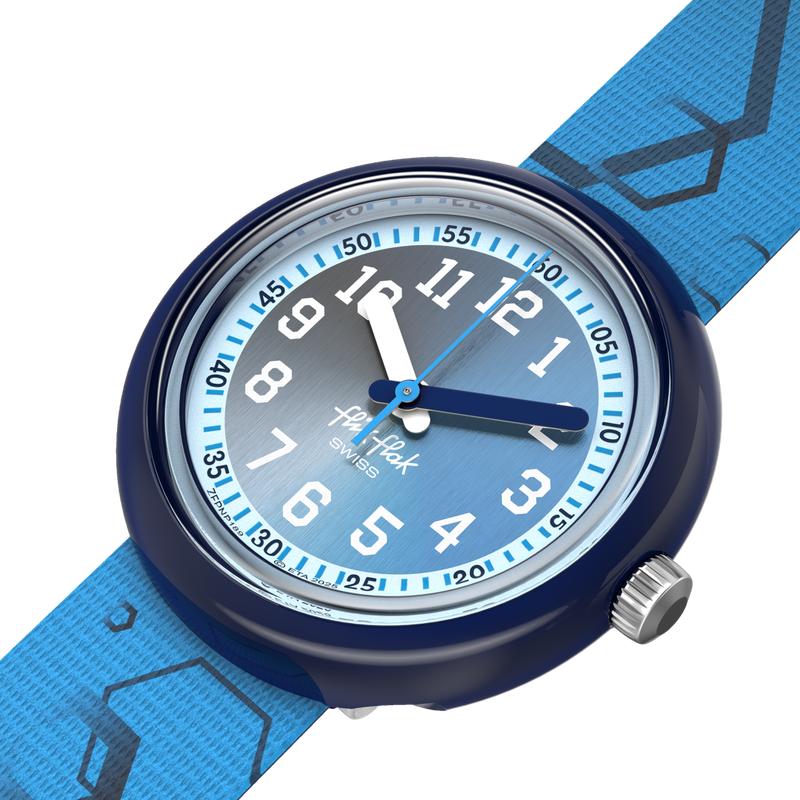 Flik Flak Quench In Blue Watch - FPNP189