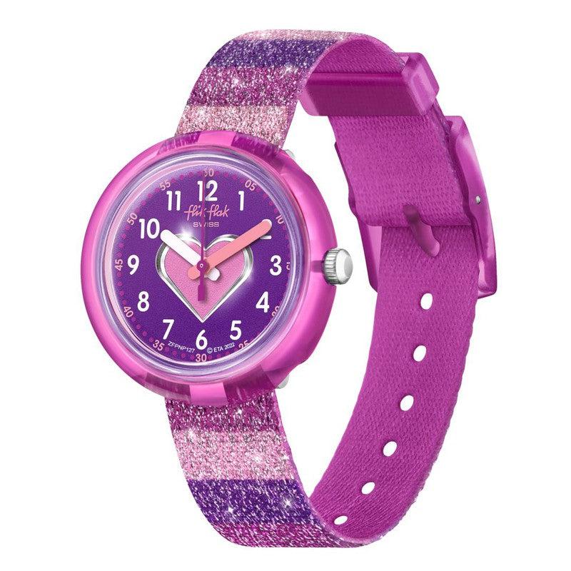 Flik Flak STRIPY GLITTER Watch FPNP127
