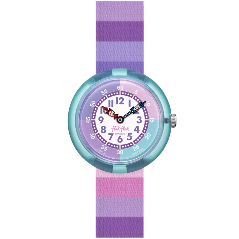 Flik Flak STRIPY PURPLE Watch FBNP225