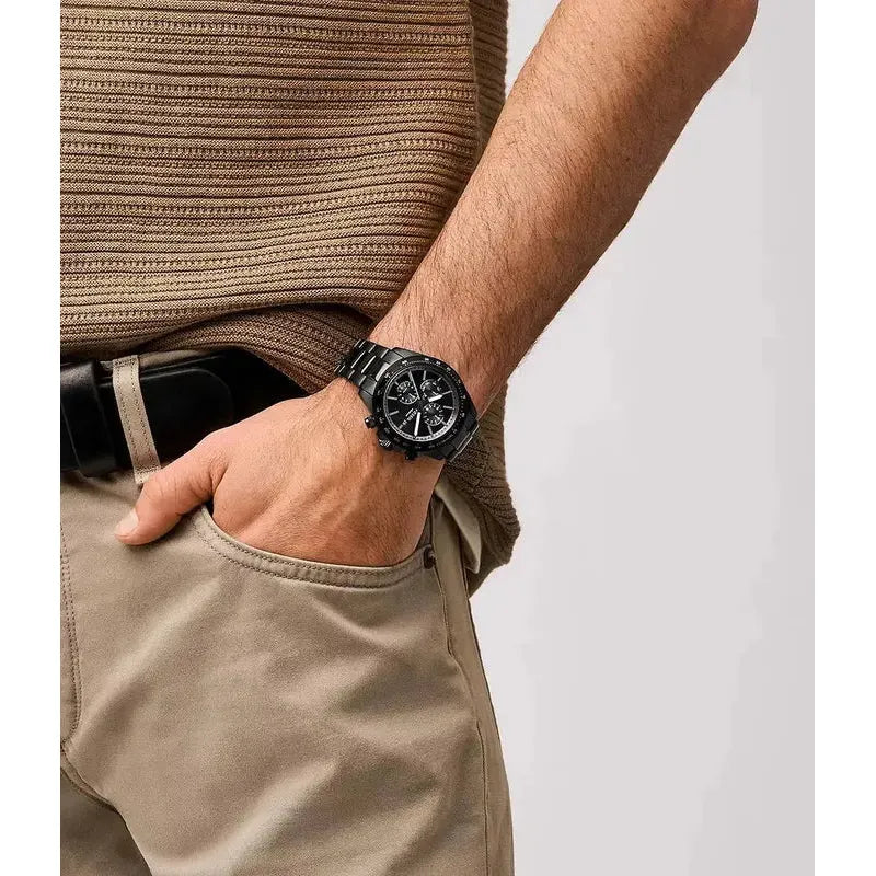 Fossil Autocross Multifunction Black Stainless Steel Men's Watch