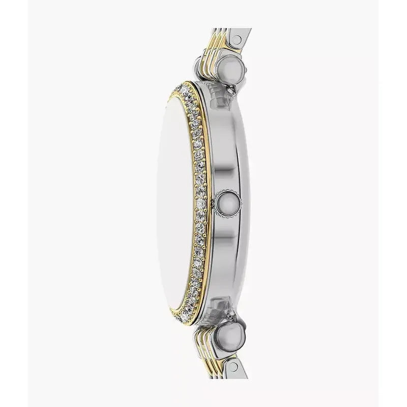 Fossil Carlie Mini Three-Hand Two-Tone Stainless Steel Women's Watch