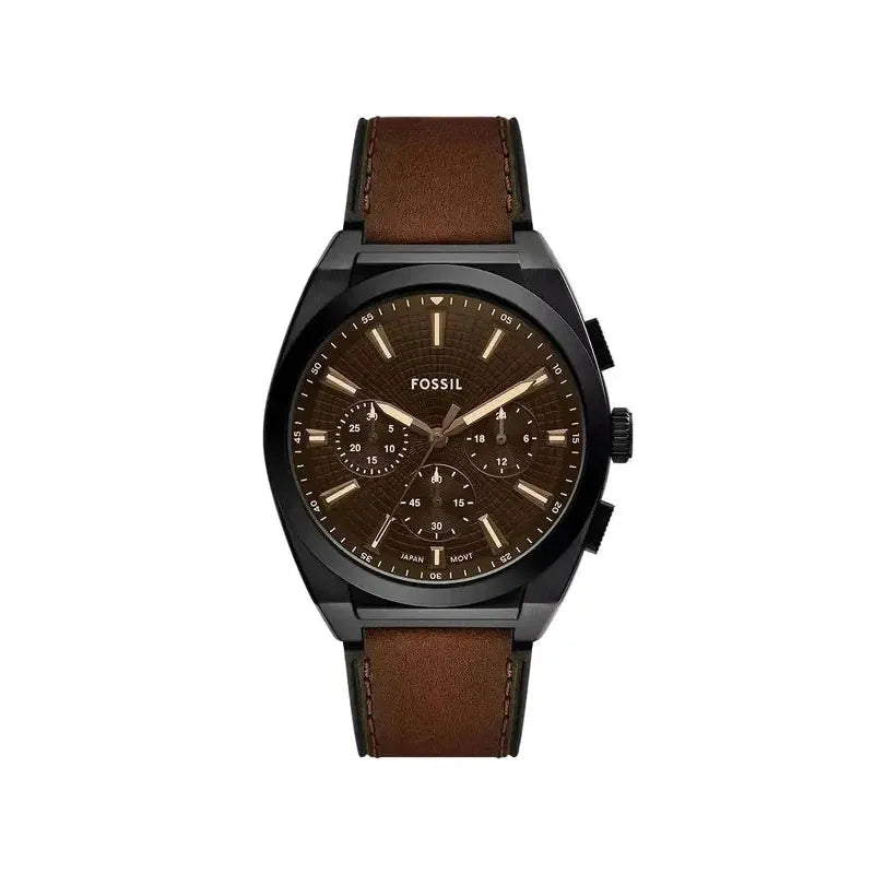 Fossil Everett Chronograph Brown Leather Men's Watch
