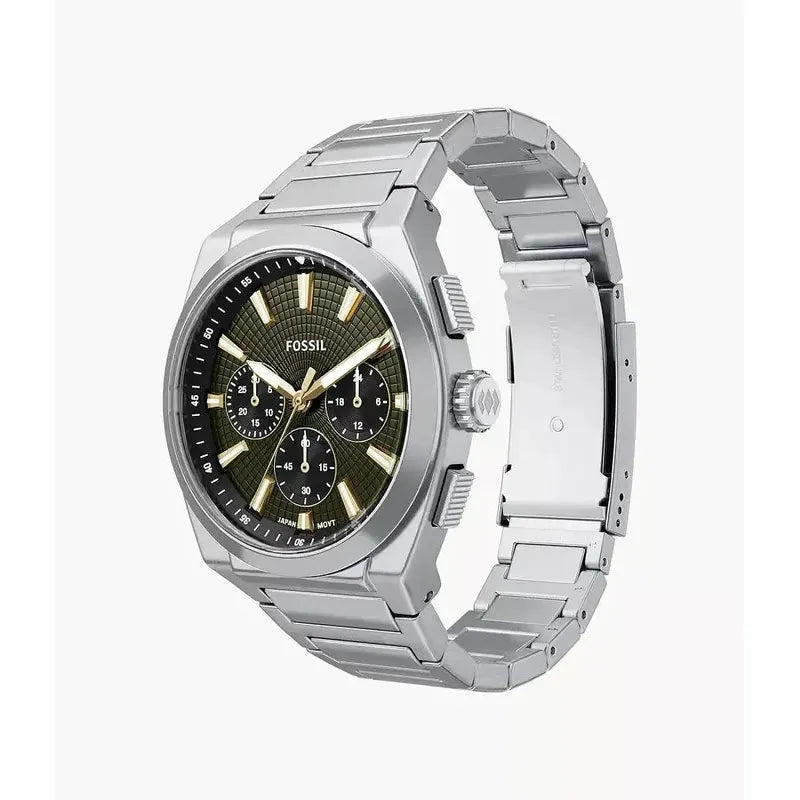 Fossil Everett Chronograph Stainless Steel Men's Watch