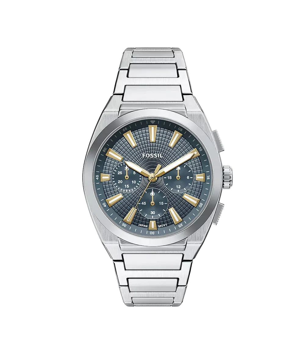 Fossil Everett Chronograph Stainless Steel Men's Watch