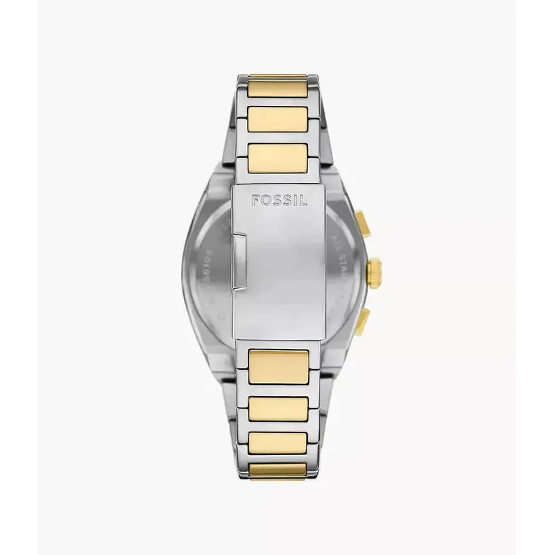 Fossil Everett Chronograph Two-Tone Stainless Steel Men's Watch