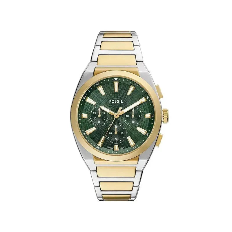 Fossil Everett Chronograph Two-Tone Stainless Steel Men's Watch