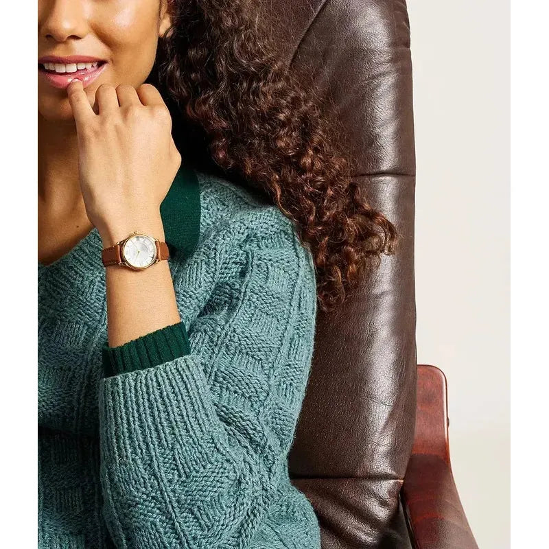 Fossil Gilmore Three-Hand Brown Leather Women's Watch