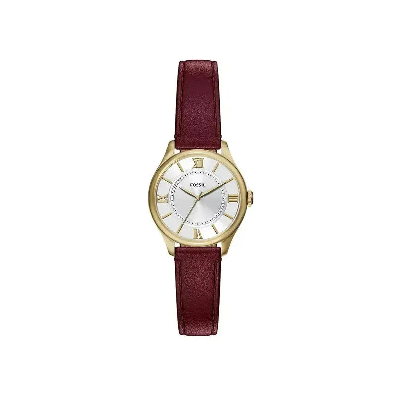 Fossil Gilmore Three-Hand Red Leather Women's Watch