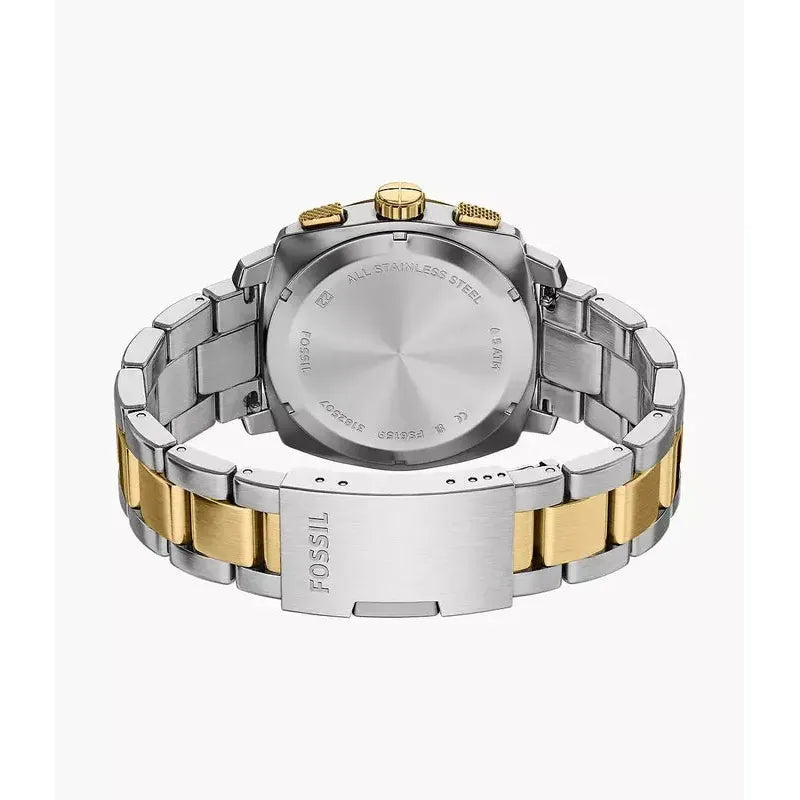 Fossil Machine Chronograph Two-Tone Stainless Steel Men's Watch