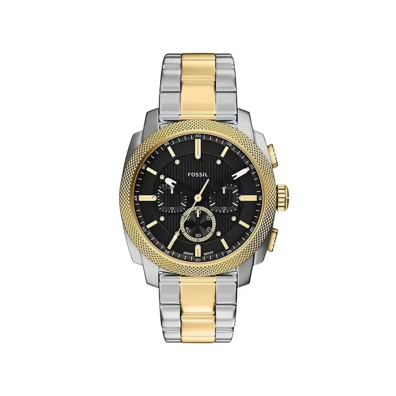 Fossil Machine Chronograph Two-Tone Stainless Steel Men's Watch