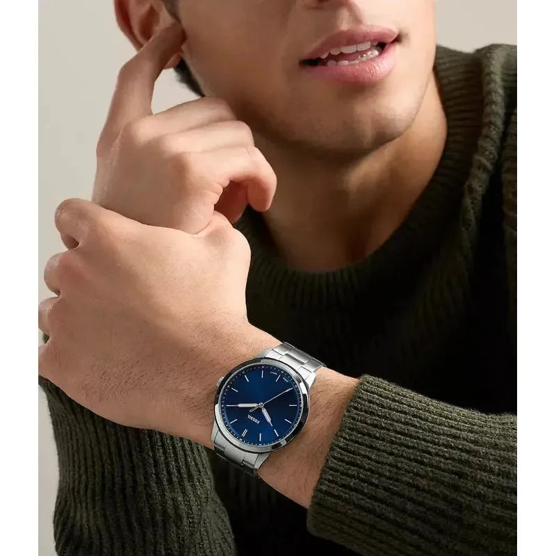 Fossil Minimalist Three-Hand Stainless Steel Men's Watch