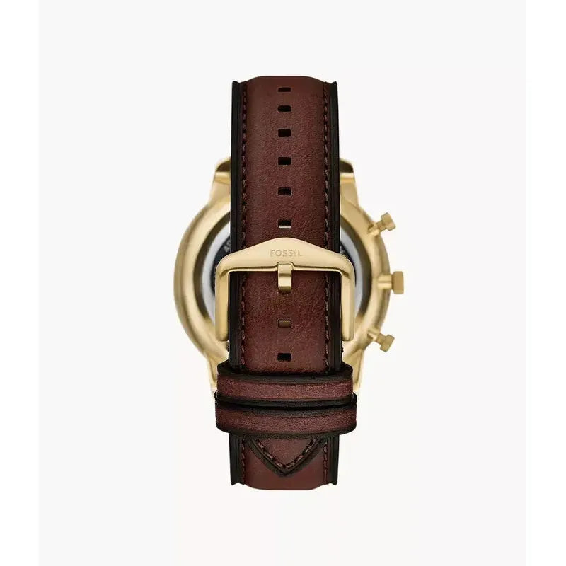 Fossil Neutra 44mm Chronograph Brown Leather Men's Watch