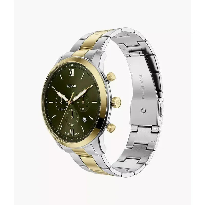 Fossil Neutra Chronograph Two-Tone Stainless Steel Men's Watch