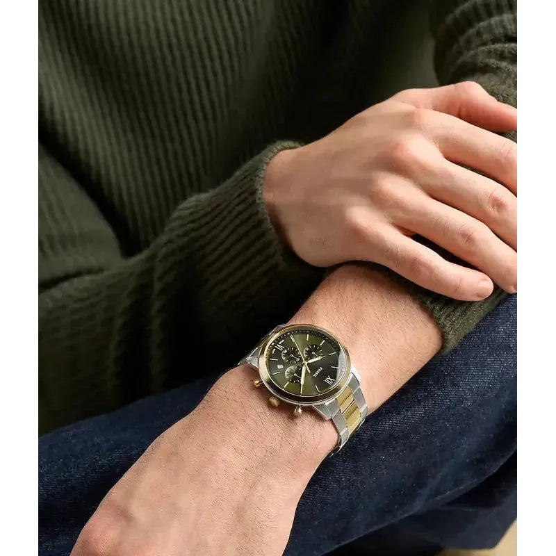 Fossil Neutra Chronograph Two-Tone Stainless Steel Men's Watch
