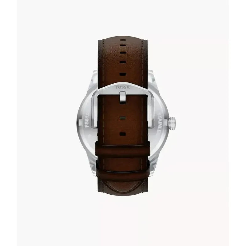 Fossil Pearson Multifunction Brown Leather Men's Watch
