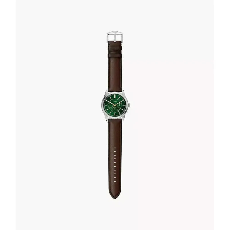 Fossil Pearson Multifunction Brown Leather Men's Watch