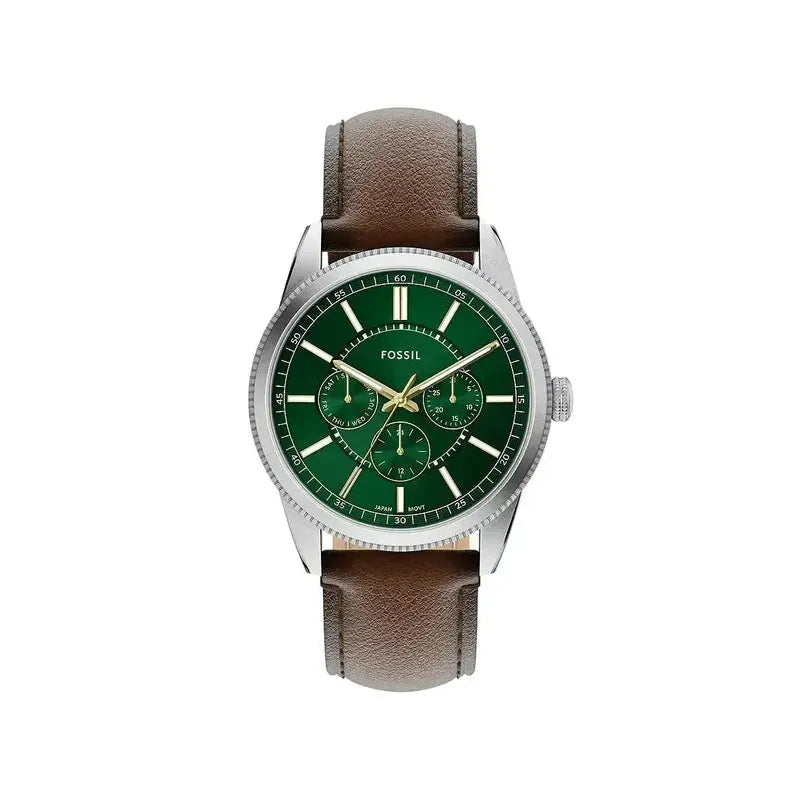Fossil Pearson Multifunction Brown Leather Men's Watch