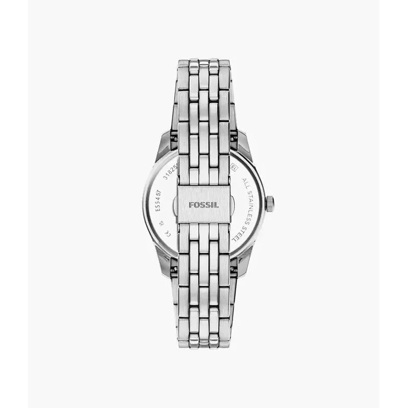 Fossil Scarlette Three-Hand Day-Date Stainless Steel Women's Watch