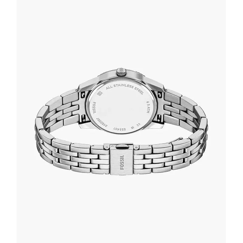 Fossil Scarlette Three-Hand Day-Date Stainless Steel Women's Watch
