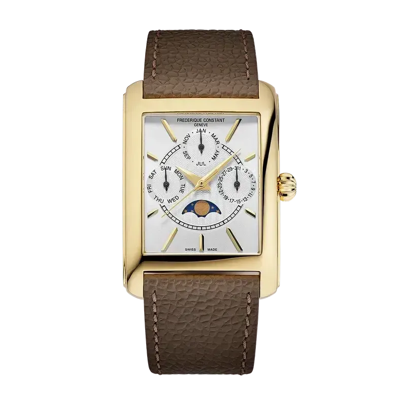 Frederique Constant Classics Carrée Calendar Moonphase Watch