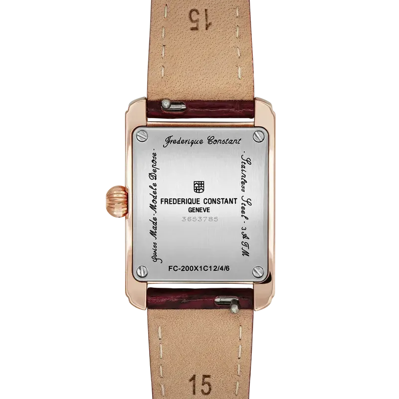 Frederique Constant Classics Carrée Quartz Dress Watch - FC-200MC24