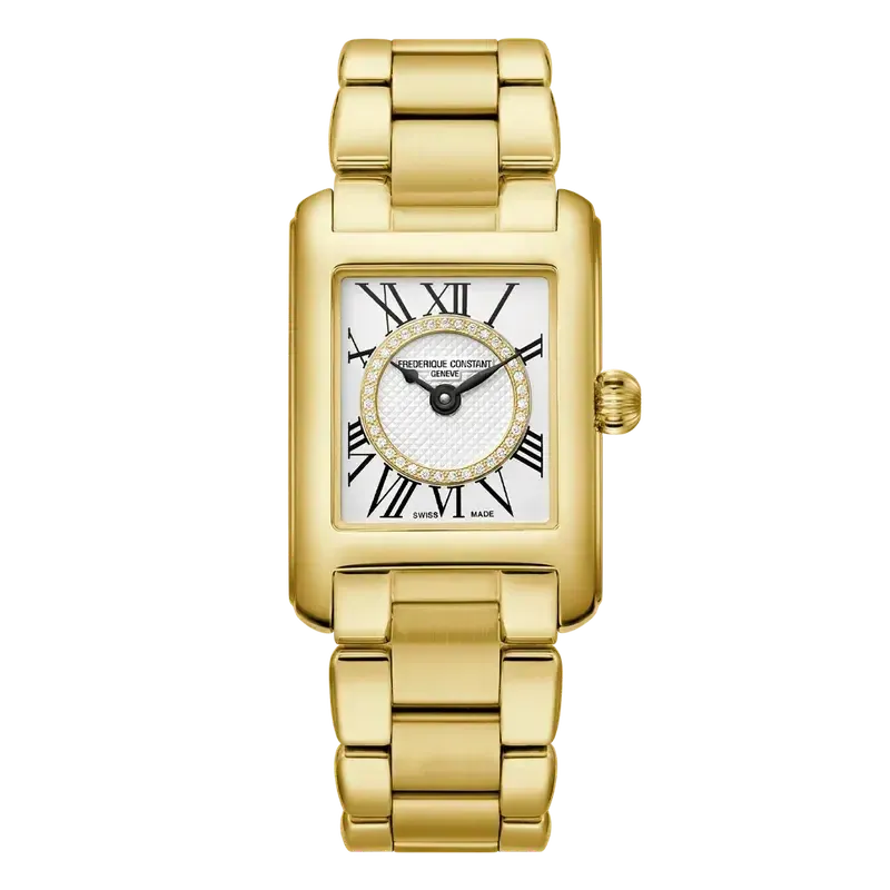 Frederique Constant Ladies Carrée Gold Watch