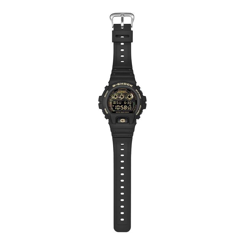 G-SHOCK Bold Camo Digital Watch DW-6900CF-1 Black Gold