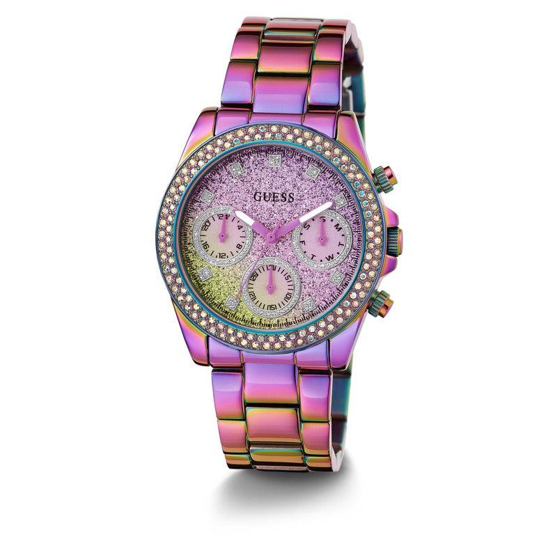 GUESS Ladies Iridescent Tone Multi-Function Watch GW0483L5