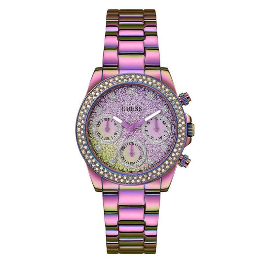GUESS Ladies Iridescent Tone Multi-Function Watch GW0483L5