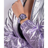 GUESS Ladies Purple Iridescent Multi-function Watch GW0536L4