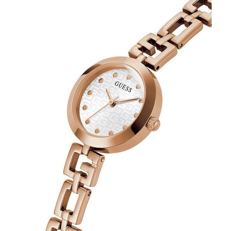 GUESS Ladies Rose Gold Tone Multi-function Watch