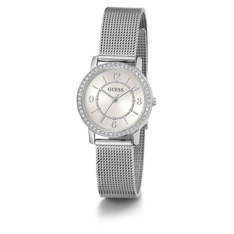 GUESS Ladies Silver Tone Analog Watch GW0534L1