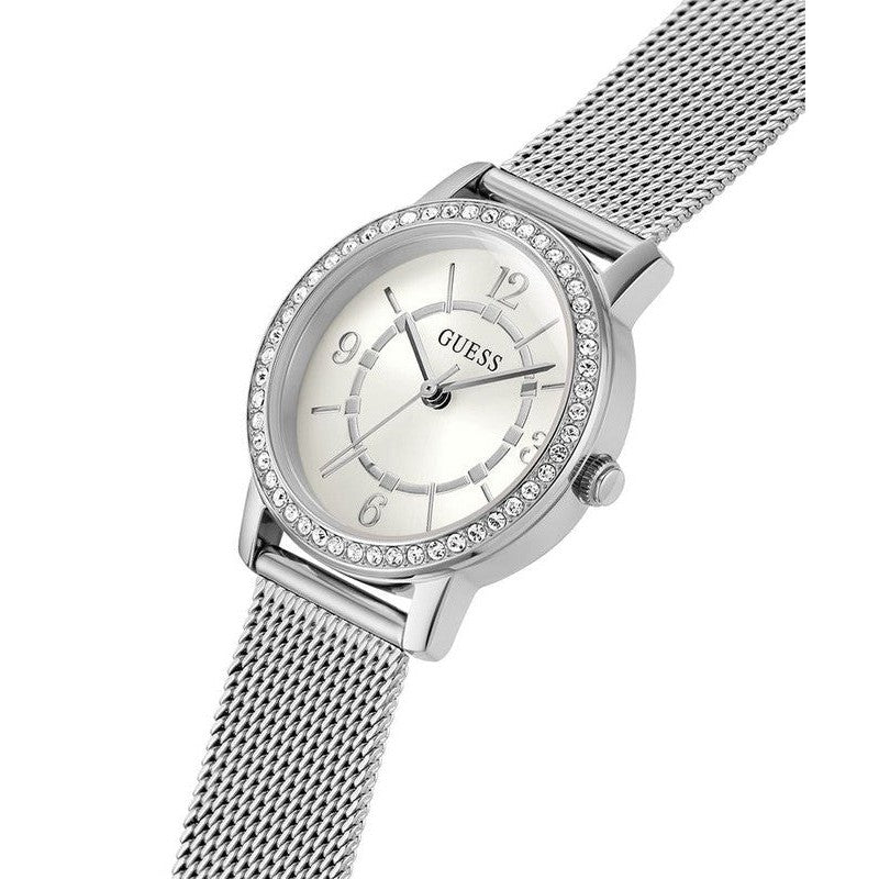 GUESS Ladies Silver Tone Analog Watch GW0534L1