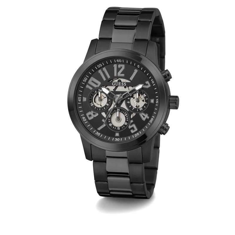 GUESS Mens Parker Black Tone Multi-function Watch GW0627G3