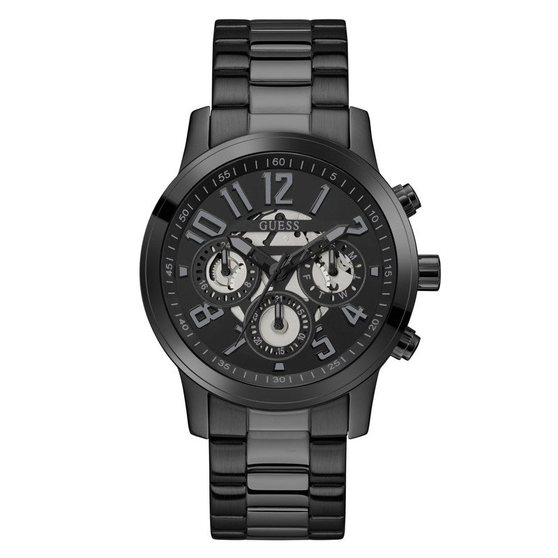 GUESS Mens Parker Black Tone Multi-function Watch GW0627G3