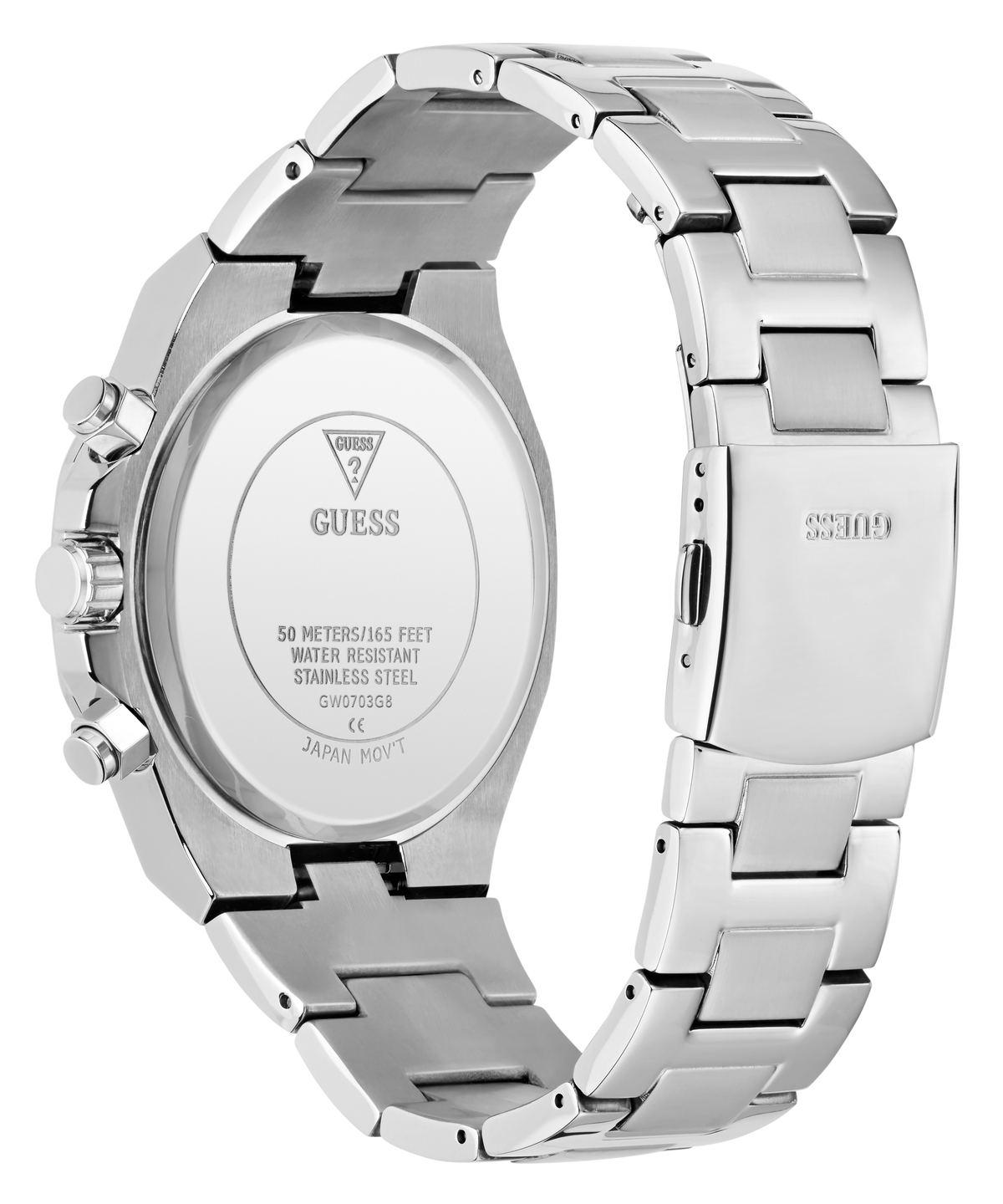 Guess Equity Men's Multifunction Watch Silver