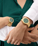 Guess Ladies Gold Tone Analog Watch