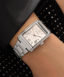 Guess Ladies Silver Tone Analog Watch